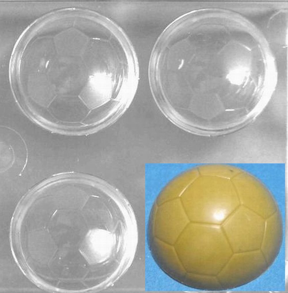 サッカーボールと笛のチョコレートモルド サッカーボールと笛のチョコレートモルド